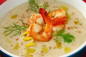 shrimp soup for power