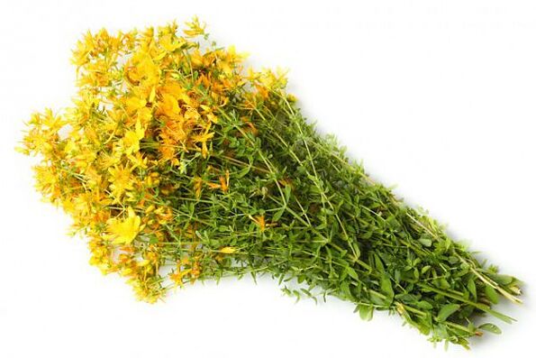 St. John's Wort, which helps to increase the potency of middle-aged men. 