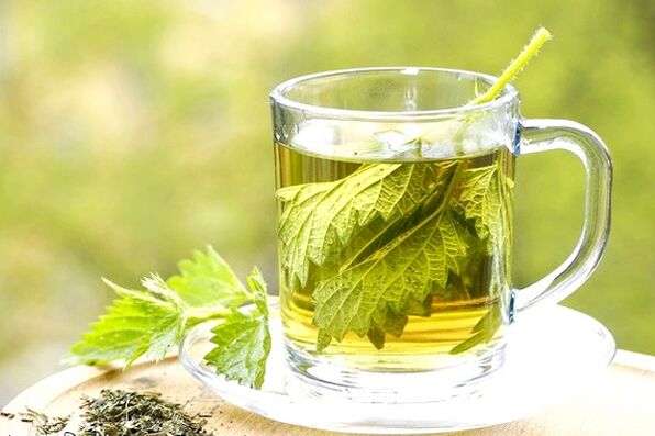 To increase potency in a man will help take a decoction based on nettle. 